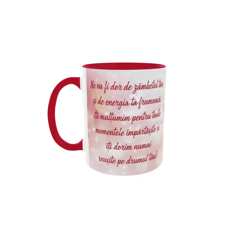 Ne va fi dor de zambetul, cana ceramica, 330ml, cgs1835